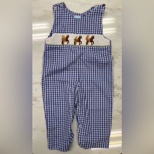 Southern Sunshine Smocked Horse Longall 24 MO